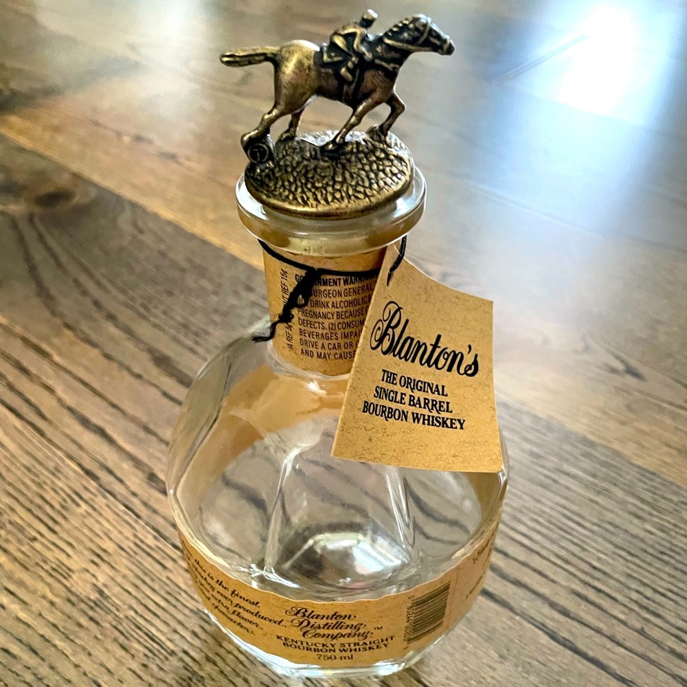 Blanton’s Bourbon Whiskey Bottle “T” Cork